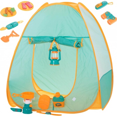 FunPlay 6164 kempingový stan pre deti + príslušenstvo 80 x 80 x 90 cm zelená