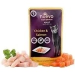 nuevo Chicken & Salmon пауч за израснали котки от сочна сьомга и прясно пилешко 85gr