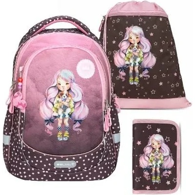 Ученически комплект с раница Black&White Miia Rose - Belmil