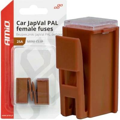 Pojistka JAPVAL PAL samice 25A AMIO-03412