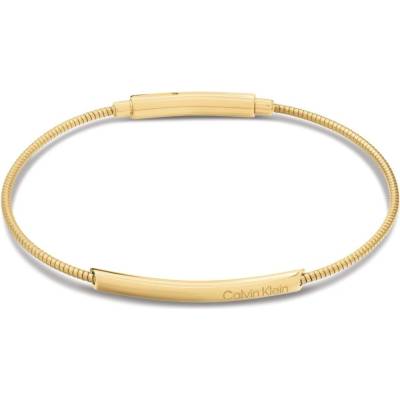 Calvin Klein Nadčasový dámsky náramok z pozlátenej ocele 35000985