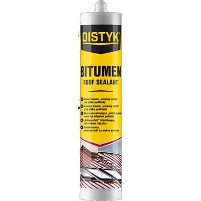 Distyk 10205DEU Střešní Bitumenový Tmel 310 ml černá