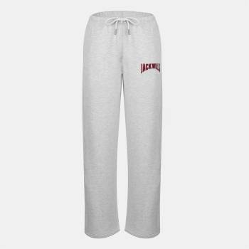 Jack Wills Анцуг Jack Wills Women's JW Varsity Open Hem Fleece Joggers - Ice Grey Marl