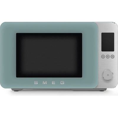 SMEG Комбинирана микровълнова фурна с горещ въздух SMEG Collezione MOC02EGMEU, 900W, 27 л, 25 програми, Плавно затваряне, Индивидуални настройки, Зелен (MOC02EGMEU)