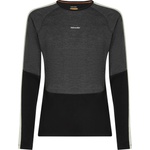 Icebreaker Мъжко мериносово термобельо Icebreaker Merino 200 Oasis+ L/S Crewe Merino base layer - Black / Jet Heather / Undyed / CB (015-2292-0213)