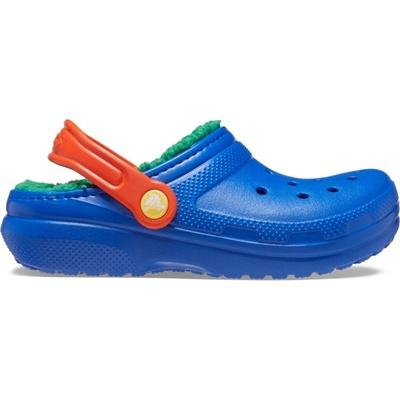 Crocs Детски чехли Crocs Classic Lined Clogs Childrens - Blue Bolt/Multi
