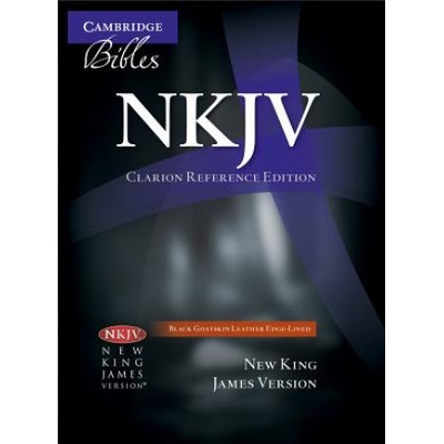 NKJV Clarion Reference Bible, Black Edge-lined Goatskin Leather, NK486:XE (Cambridge University Press)(Pevná)