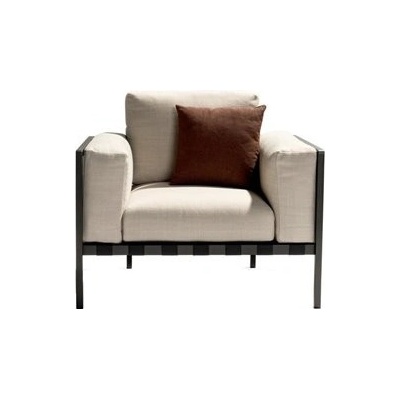 Tribu Nízké křeslo Natal Sofa, rám hliník white, bez sedáků