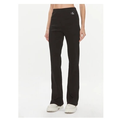 Calvin Klein Jeans Текстилни панталони J20J222598 Черен Straight Fit (J20J222598)