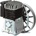 Abac Компресорна глава ABAC NS12S/B2800B - 2.2 kW, 320 l/min, 10 bar (NS12S/B2800B/PAT24)