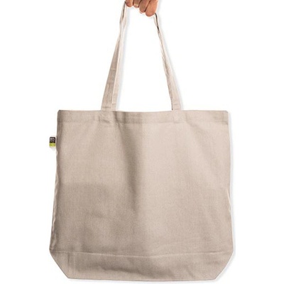 Printwear Velká bavlněná taška XT630 Light Grey 49x50 cm