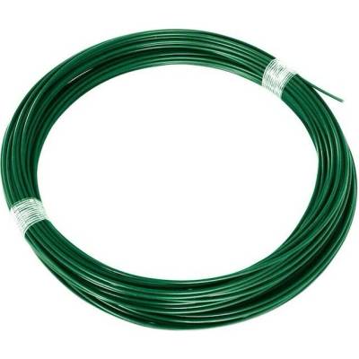 Napínací drát Zn+PVC 3,5 zelený RAL 6005 na váhu