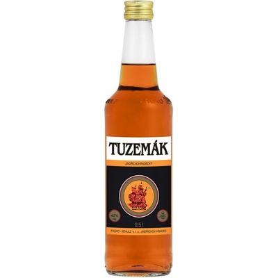 TUZEMÁK JINDŘICHOHRADECKÝ 40% 0,5 l (holá láhev)