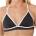 Rip Curl Дамско бикини горнище Rip Curl Women's Mirage Fusion X-Back Tri Bikini top - Black (150-5970-0113)