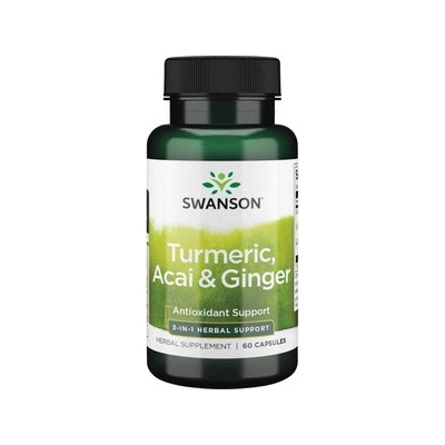 Swanson Full Spectrum Turmeric Acai & Ginger 60 kapsle