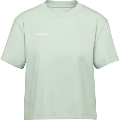 Mammut Дамска тениска Mammut Women's Base Cropped T-Shirt Mini Logo T-shirt - Silver Sage (916-5629-0214)