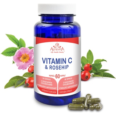 Altevita Vitamín C a šípka 60 kapsúl