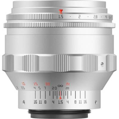 TTARTISAN MF 75mm 1.5 stříbrný M42 Full Frame
