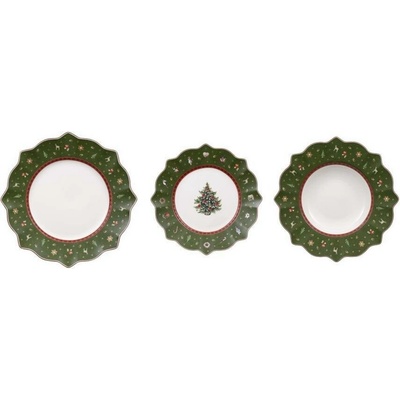 Villeroy & Boch Vianočná obedová súprava, zel. Toy's Delight 18 ks