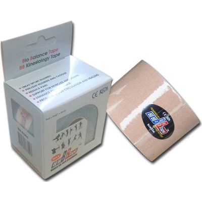 BB Tape kineziologický tejp H2O béžová 5 cm x 5 m