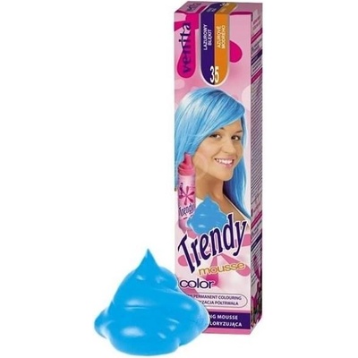 Venita Trendy farebné penové tužidlo na vlasy 35 farba azurová 75 ml