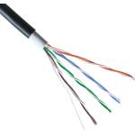  Кабел No brand OUTDOOR CAT5 UTP, Black, copper conductor, 305m - 18408 (DE-18408)