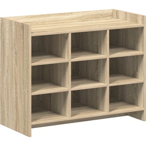 vidaXL Шкаф за обувки Дъб сонома 85 x 39, 5 x 70 см Инженерна дървесина (8011365)