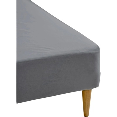 Södahl Чаршаф с ластик Calm 140 x 200 x 30 см сив (15609)