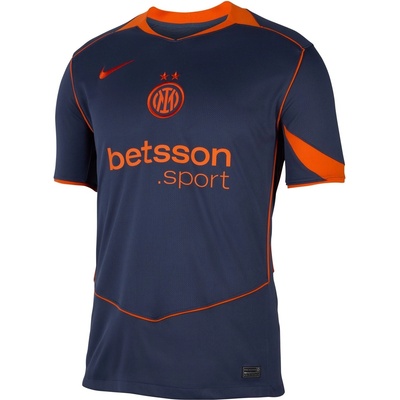 Nike Футболна фланелка Nike Inter Milan Third Shirt 2025 2026 Adults - Blue/Orange
