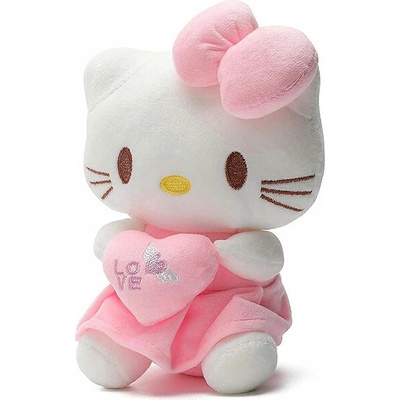 Plush Hello Kitty se srdíčkem 25 cm