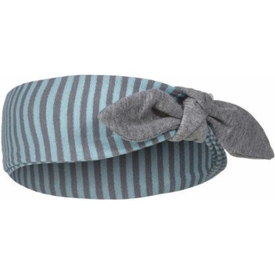 Dita Angel čelenka smyk Outlast Pruh mentolový šedý melír