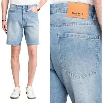 Marcus pánske krátke džínsové kraťasy Justin 2236 Shorts