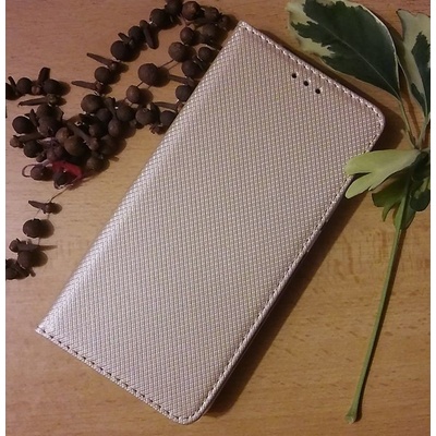Pouzdro Sligo Case Sligo Smart Xiaomi Redmi 9C - Magnet - zlaté