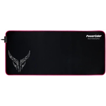PowerColor Подложка за мишка PowerColor Red Devil RGB - XL (PC-PAD-MPDR-1000)