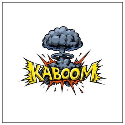Plakát čtverec Ikea kompatibilní Kaboom