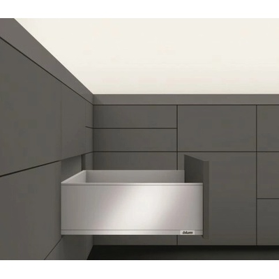 Blum K-Blum Legrabox zásuvka C pure 450 mm/40 kg Tip-on šedá skrutka