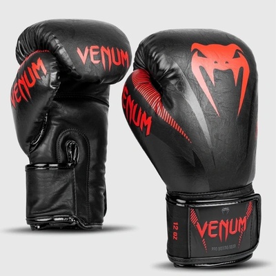 VENUM Боксови Ръкавици Venum Impact Black/Red - 14 oz