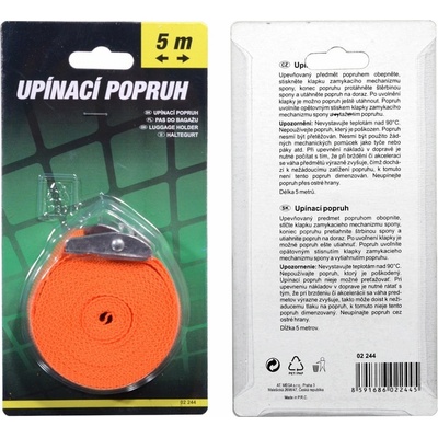 Popruh upínací 1x5m GREEN COMPASS 02244