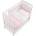 ITALBABY B. side white Кошара+матрак+сет 4ч. baby re pink (070.0920.010)