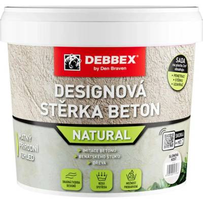 Den Braven Stěrka designová beton natural šedá 5kg
