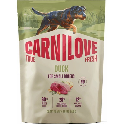 Carnilove True Fresh Dog Adult Small Breeds Duck 12 kg