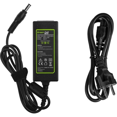 Green Cell Зарядно за лаптопи Toshiba, 30W / 19V / 1, 58A / 5, 5mm x 2, 5mm (AD51P)