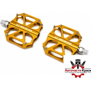 Paolo Метални педали за велосипед 2бр/к-т pa1498 жълти (39044)