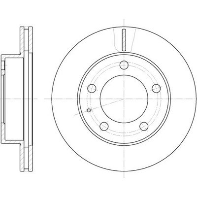 Brzdový kotúč REMSA 6203.10