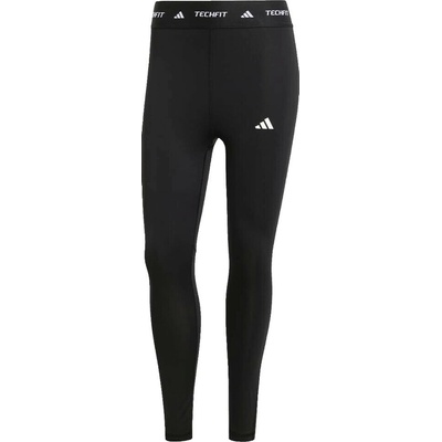 adidas TECHFIT LEGGINGS Dámské legíny Černá Bílá