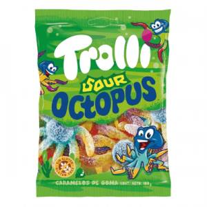 Trolli кисели октоподи 100гр