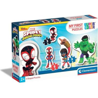 Clementoni 3-6-9-12ч. Пъзел My First Puzzle Spidey and His Amazing Friends (1010324F)