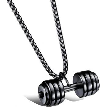 HARAHU Колие Dumbbell - Черен KP34198 (34198)