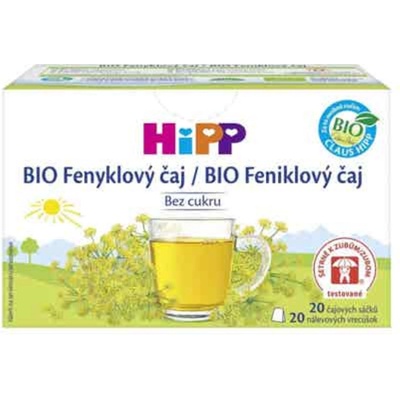 Hipp čaj Sáček.bio Fenyklový čaj 20 x 1,5 g