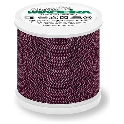 Vyšívací nit Madeira Metallic Soft 40 (200m) barva 439 garnet